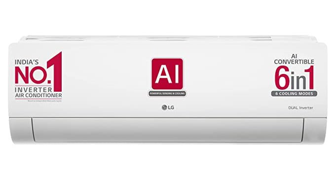 LG 1 Ton 5 Star AI Dual Inverter Split AC